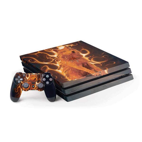 Phoenix Wolf by Vincent Hie PlayStation PS4 Skins